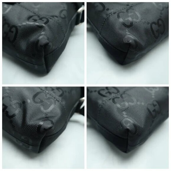 GUCCI Black Cloth Shoulder Bag 719-020725 - Picture 4 of 12